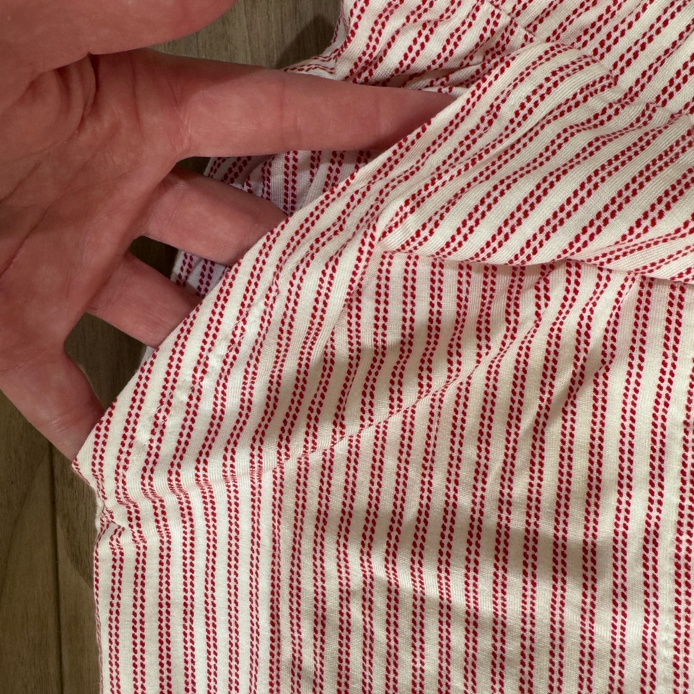 Auden Red and White Striped Pajama Set- size XL - Picture 8 of 8